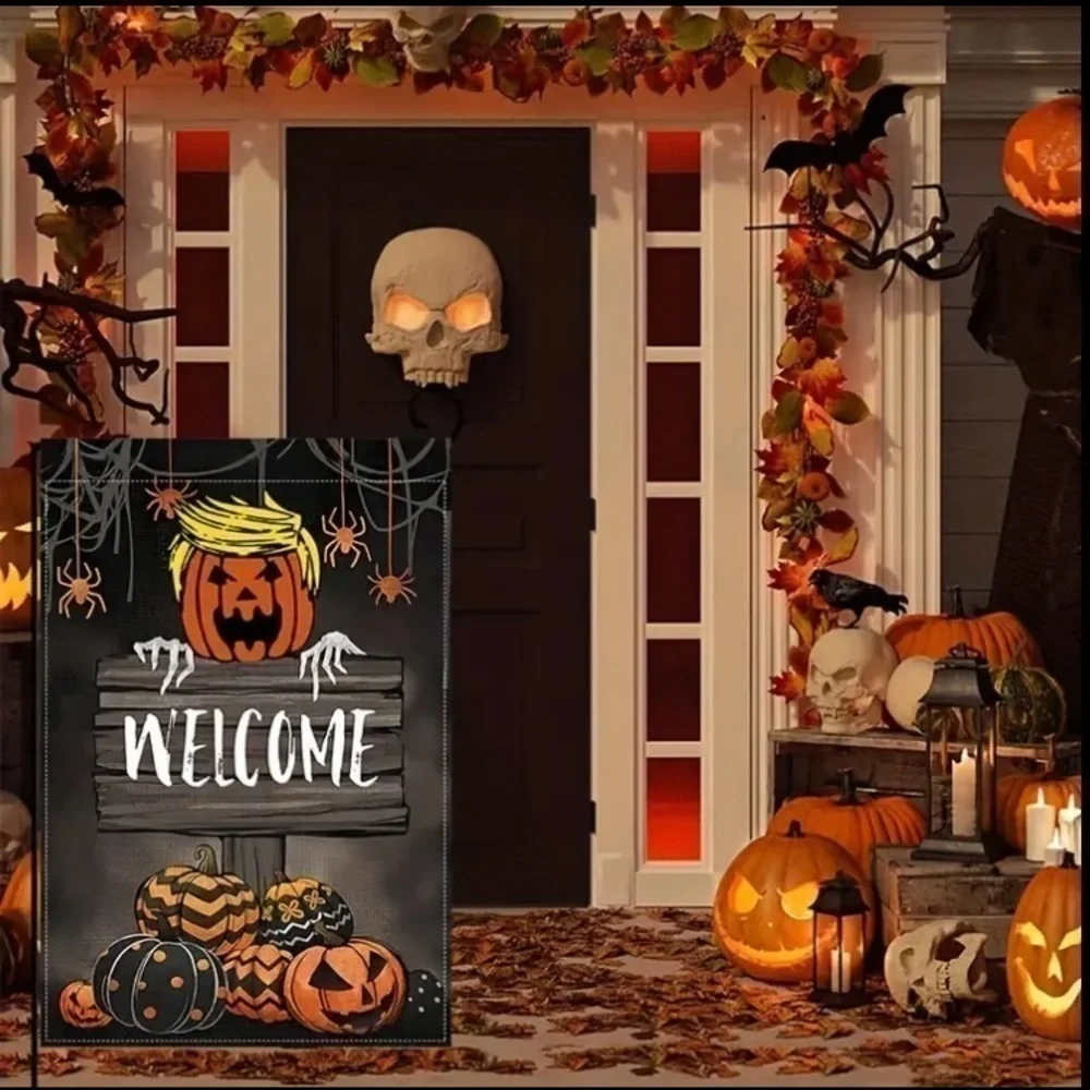Trump ‘Trumpkin’ Halloween Flag